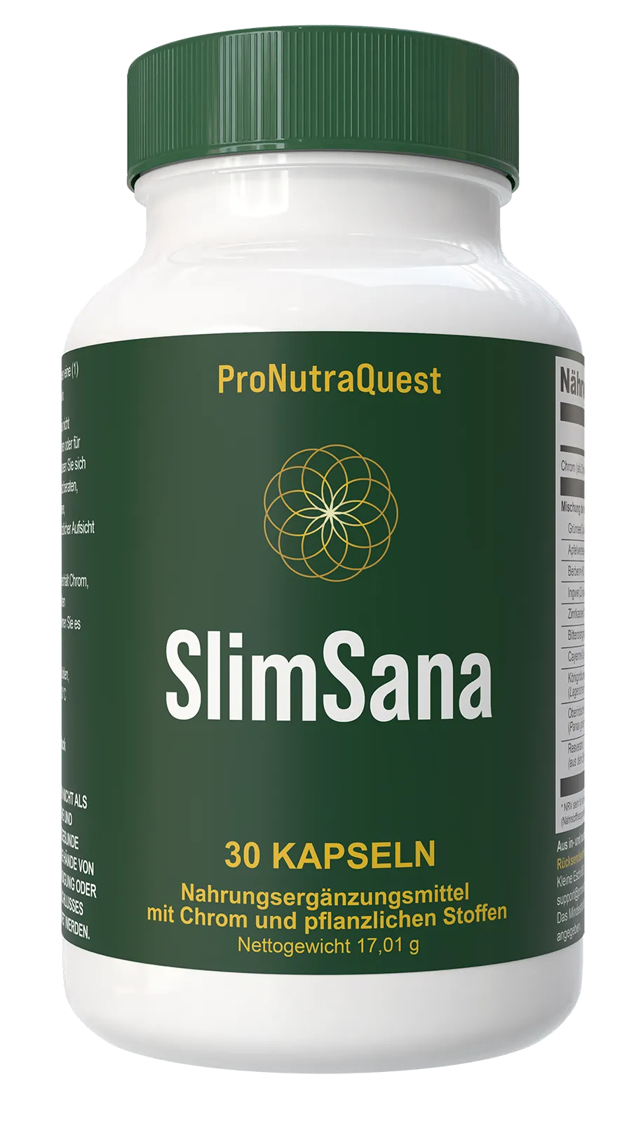 SlimSana single bottle package for weight management